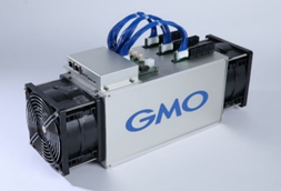 最大ハッシュパワー33テラハッシュ(TH/s) マイニングマシン「GMO
